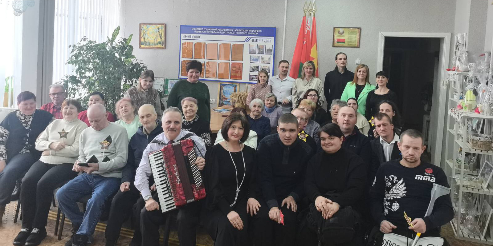 Концертная программа «Любовь и мужество» прошла в преддверии Дня защитников Отечества и Вооруженных Сил Республики Беларусь