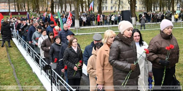 Митинг-реквием «Никто не забыт, ничто не забыто», посвященный Международному дню освобождения узников фашистских концлагерей прошел в Кричеве